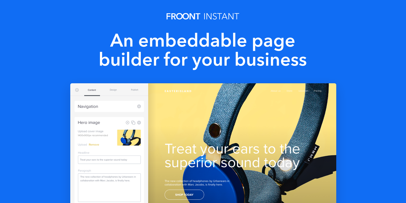 Froont Instant Page Builder